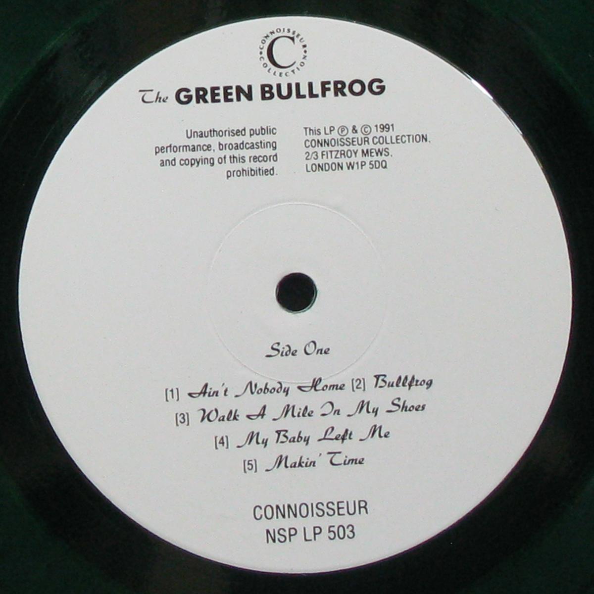 LP Green Bullfrog — Green Bullfrog Sessions (coloured vinyl) фото 3