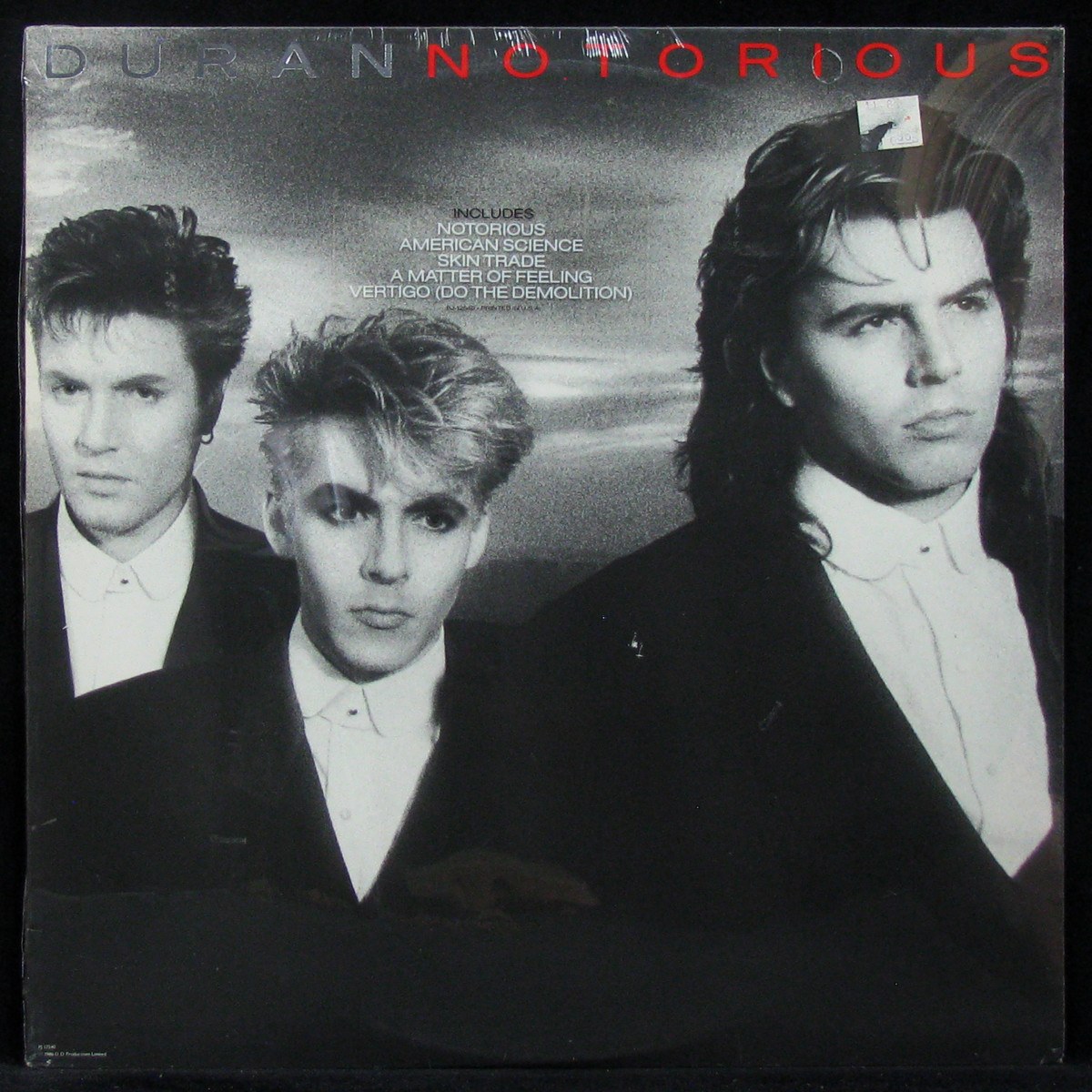 LP Duran Duran — Notorious фото