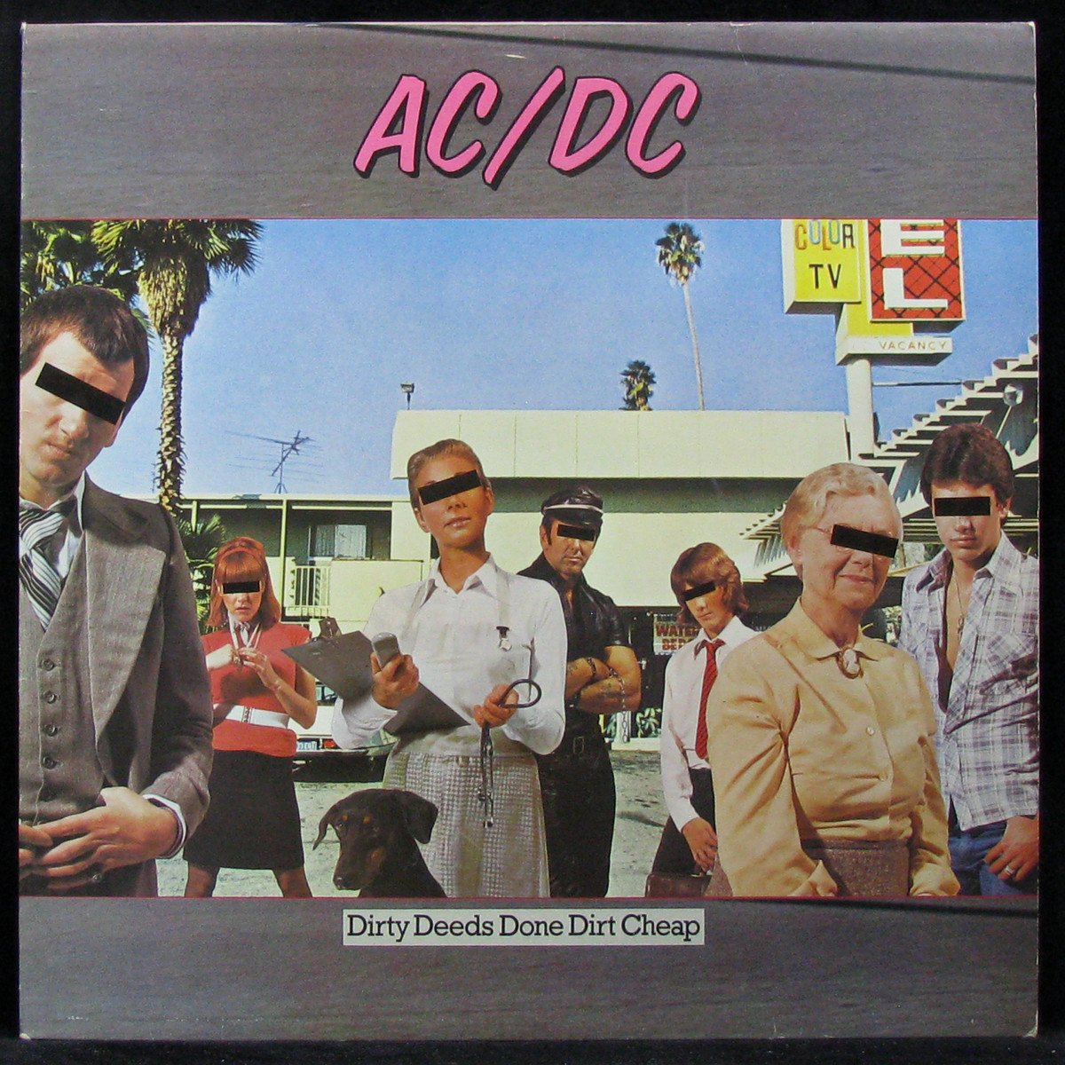 LP AC/DC — Dirty Deeds Done Dirt Cheap фото
