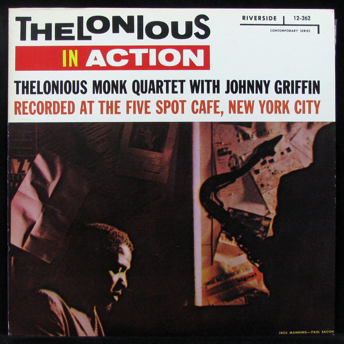 LP Thelonious Monk Quartet / Johnny Griffin — Thelonious In Action фото