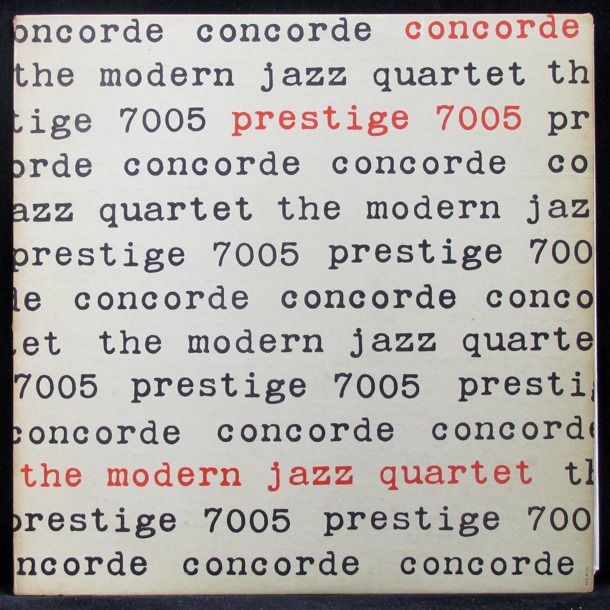 LP Modern Jazz Quartet — Concorde фото