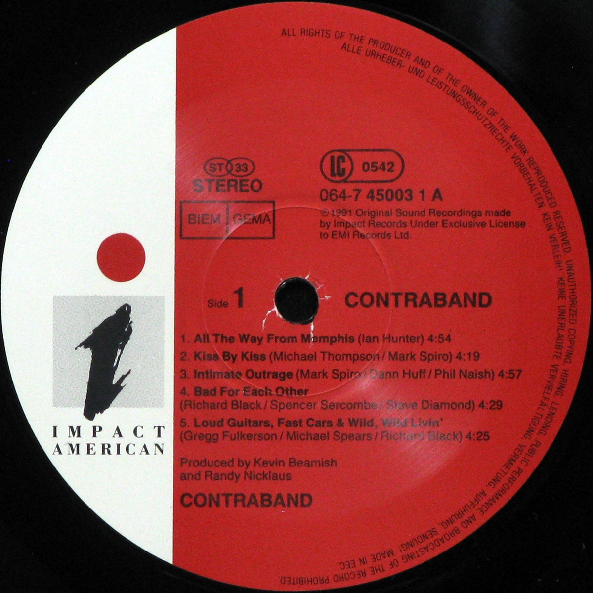 LP Contraband — Contraband фото 3