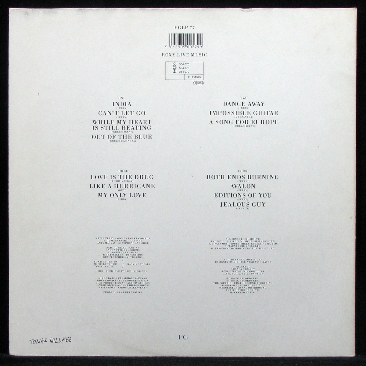 LP Roxy Music — Heart Still Beating (2LP) фото 2