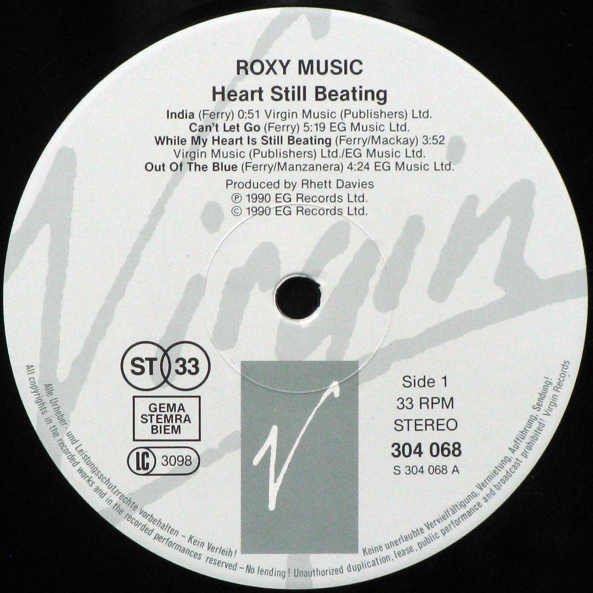 LP Roxy Music — Heart Still Beating (2LP) фото 3
