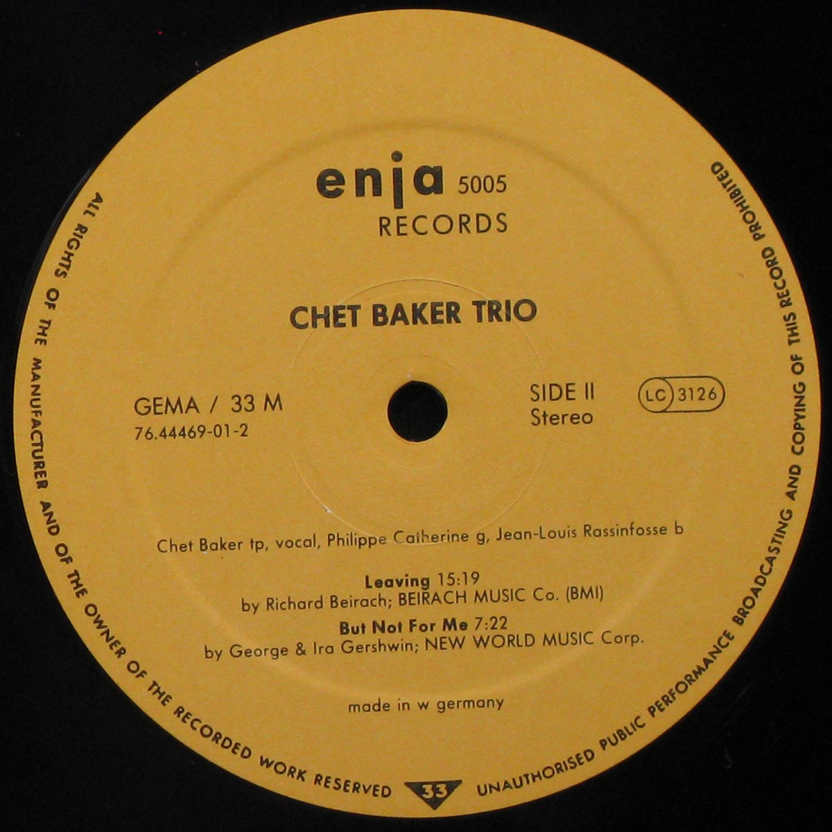 LP Chet Baker — Strollin' фото 4