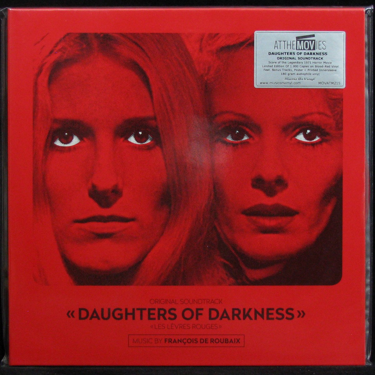 LP Francois De Roubax — Daughters Of Darkness (coloured vinyl, + poster) фото