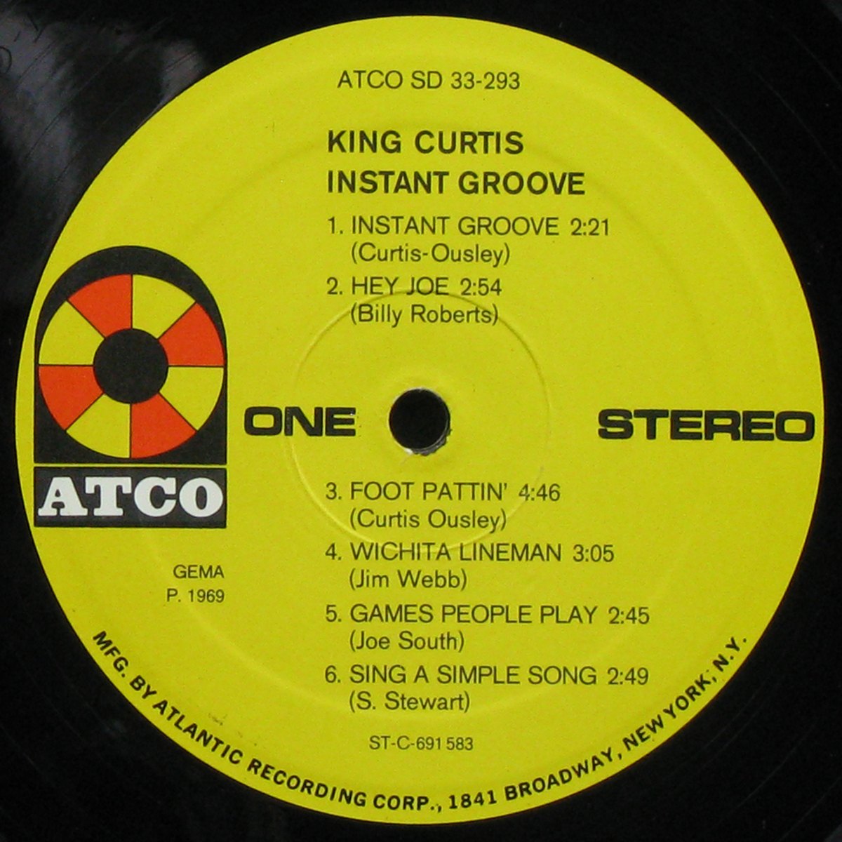 LP King Curtis — Instant Groove фото 3