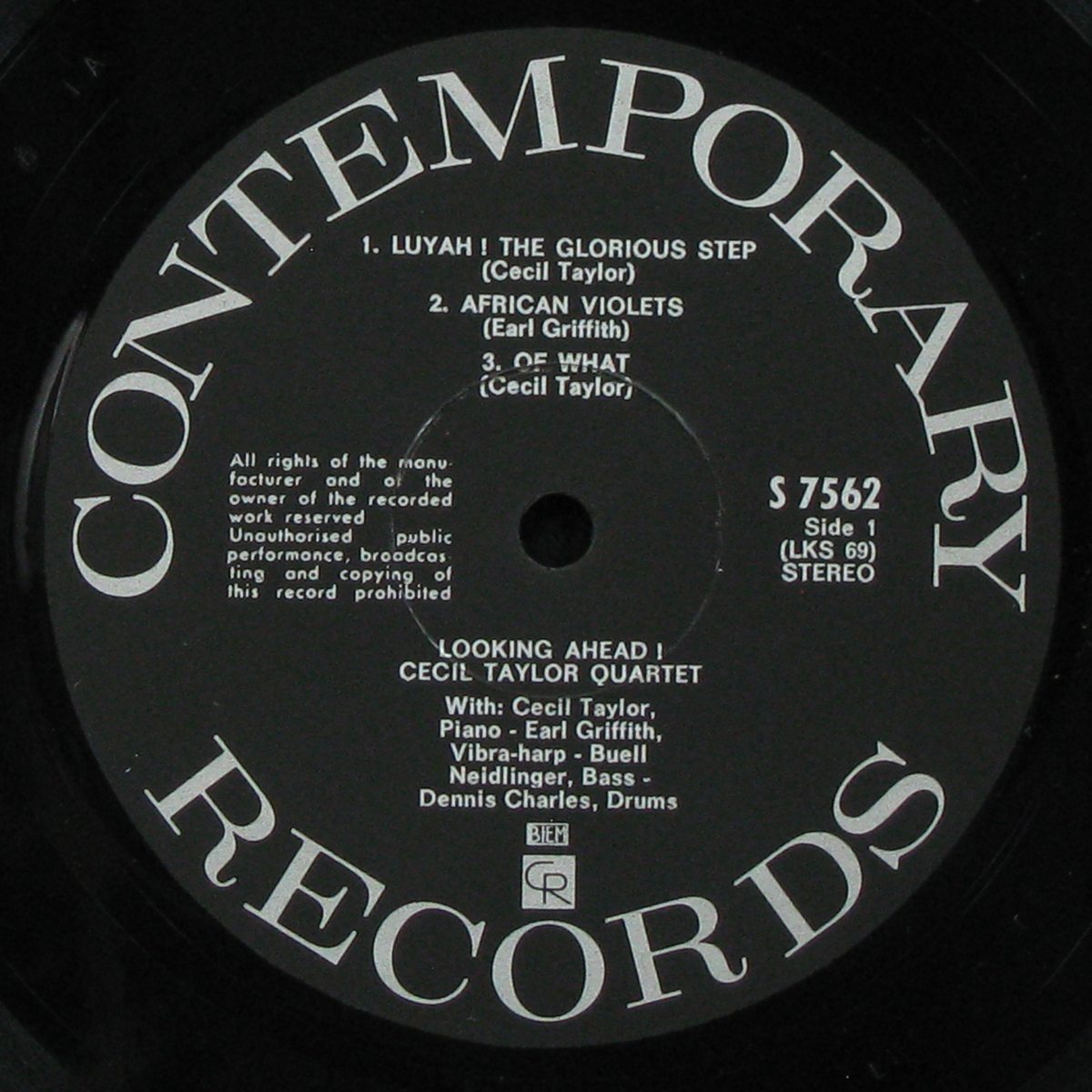 LP Cecil Taylor Quartet — Looking Ahead! фото 3