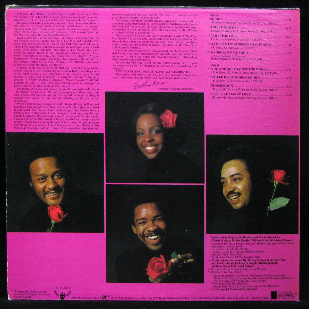 LP Gladys Knight & The Pips — 2nd Anniversary фото 2