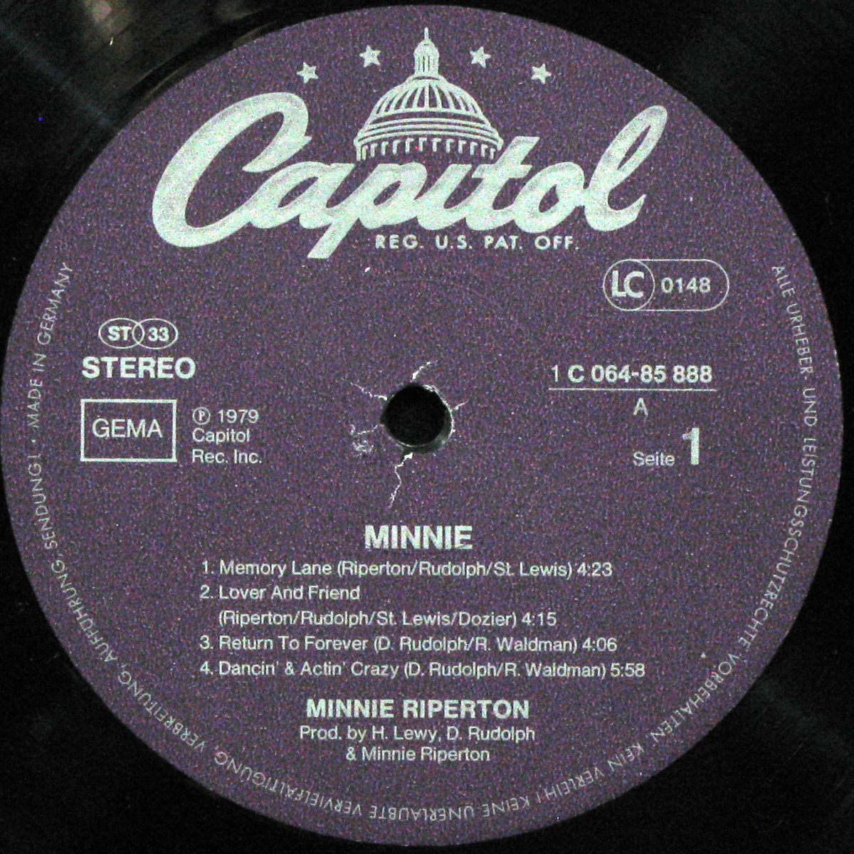 LP Minnie Riperton - Minnie фото 2.