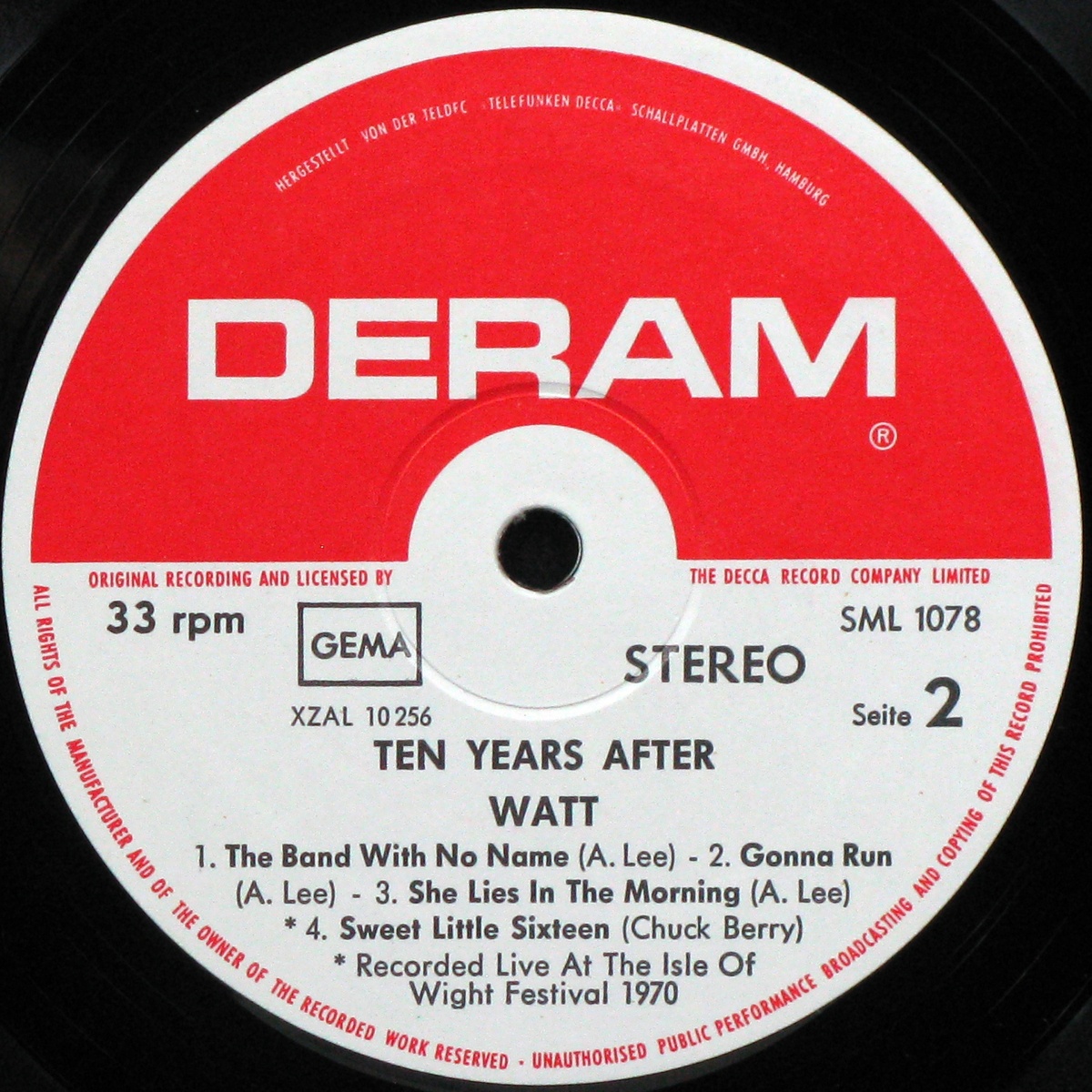 LP Ten Years After — Watt фото 4