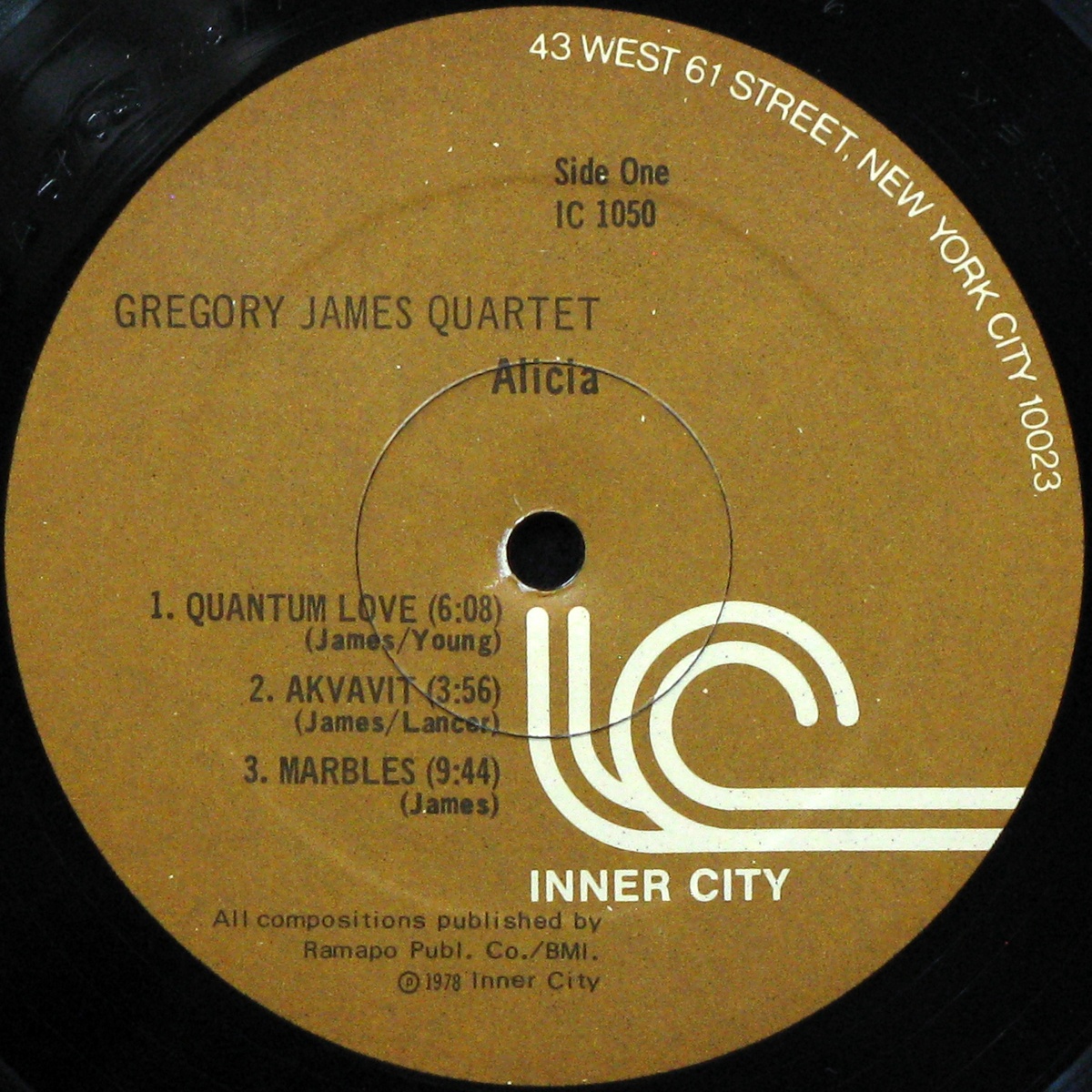 LP Gregory James Quartet — Alicia фото 2