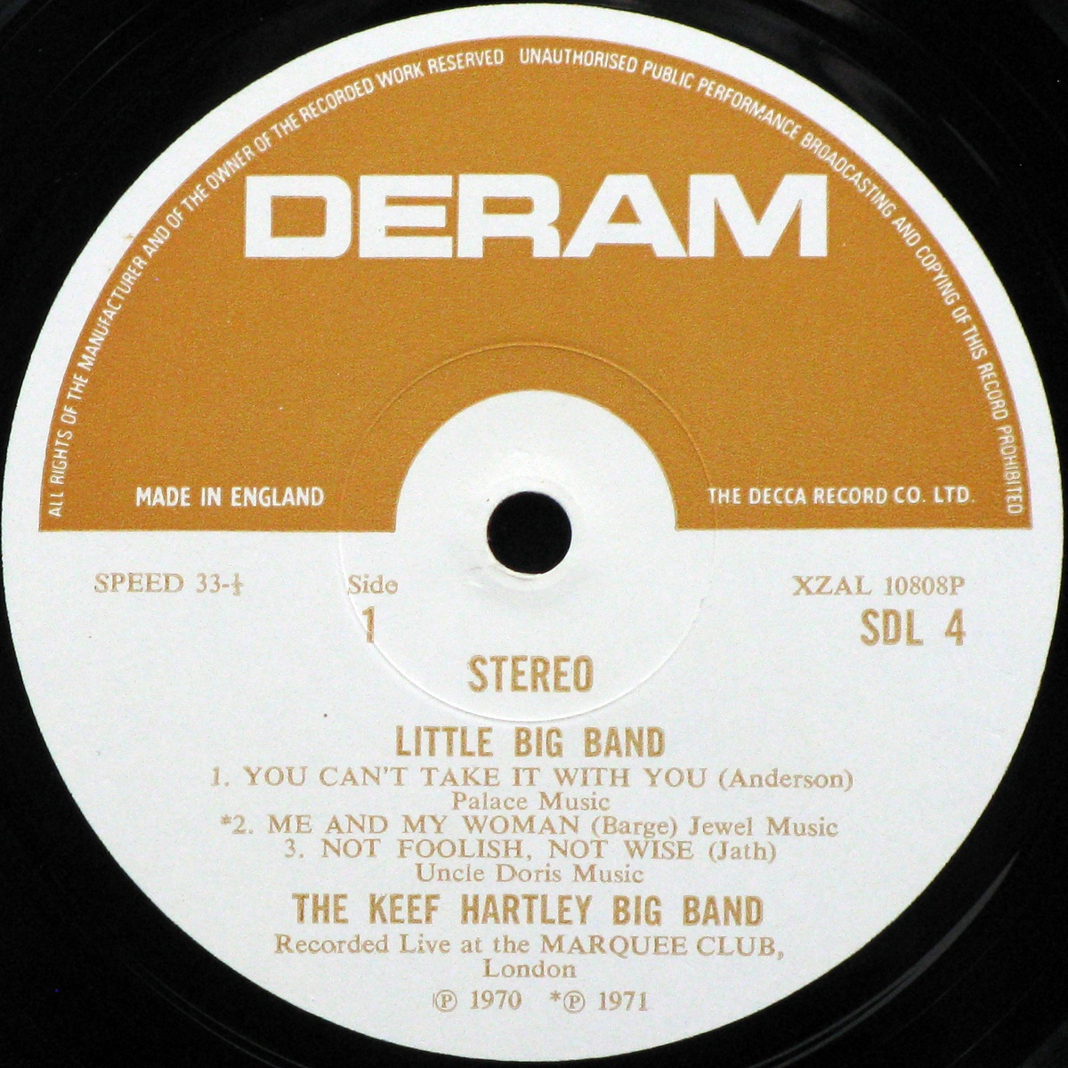 LP Keef Hartley Band — Little Big Band фото 3