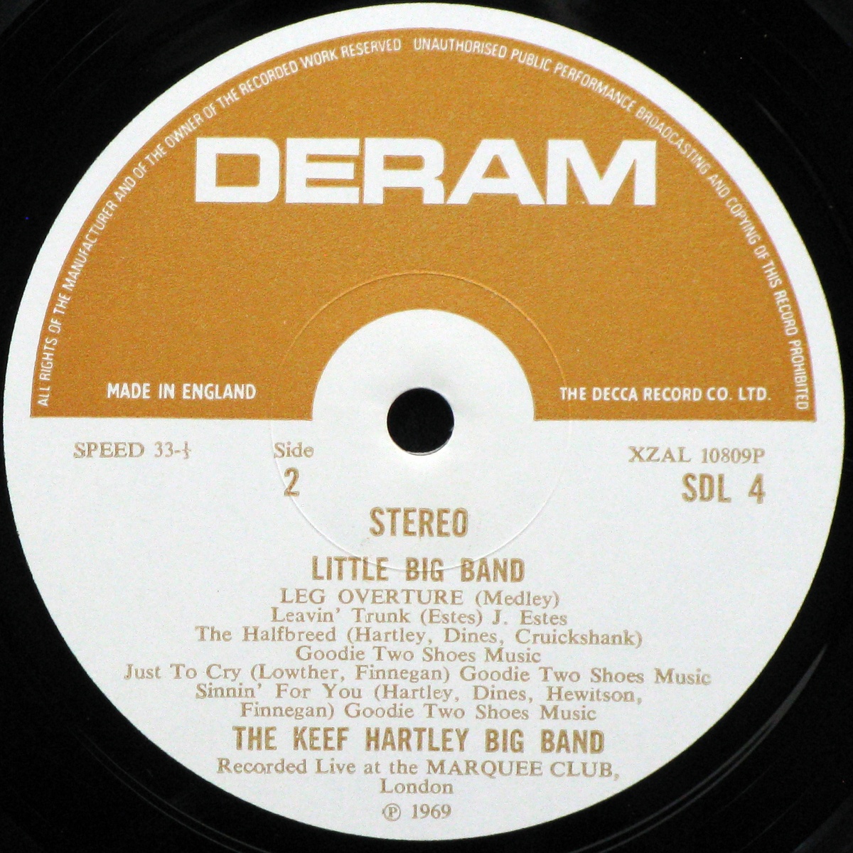 LP Keef Hartley Band — Little Big Band фото 4