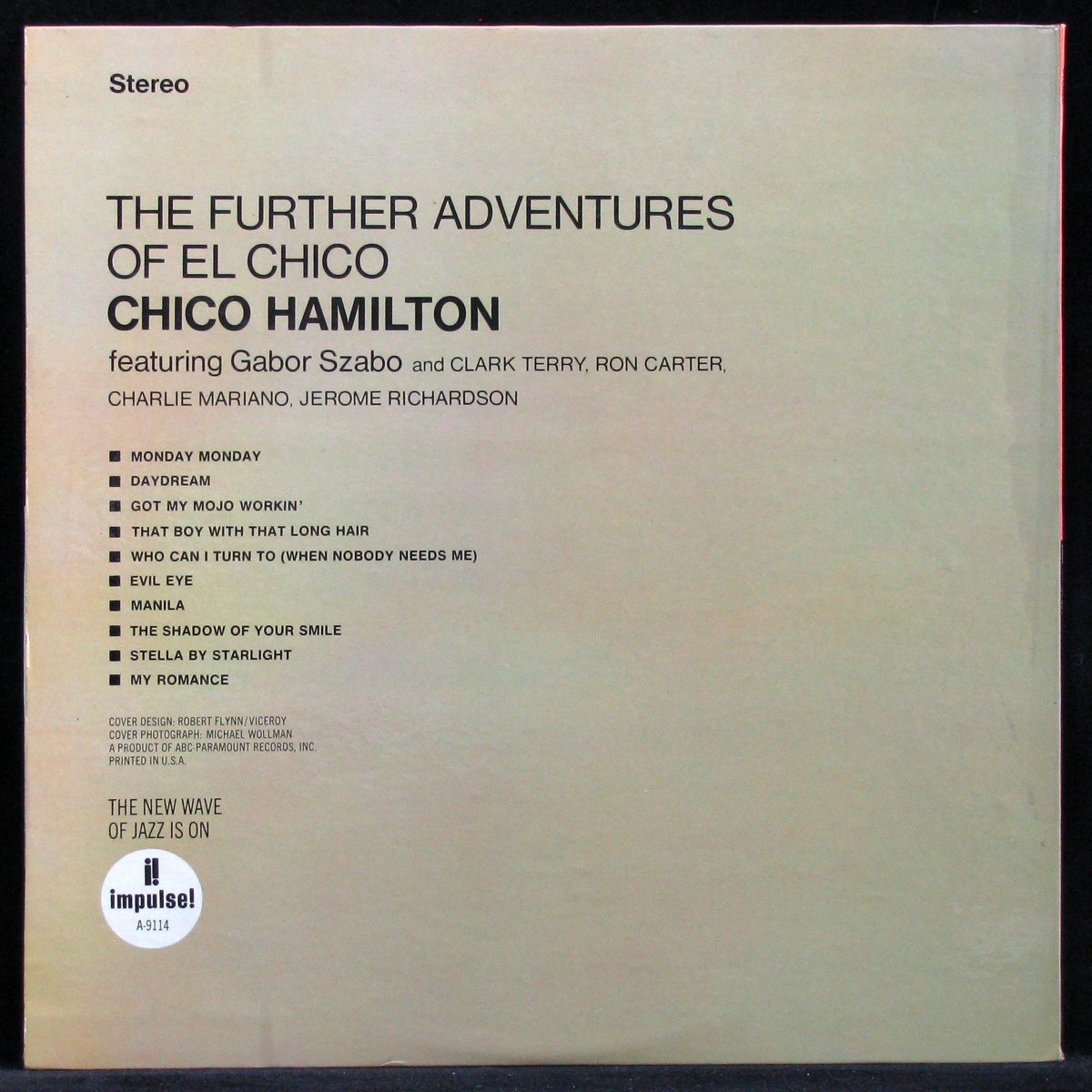 LP Chico Hamilton — Further Adventures Of El Chico фото 2