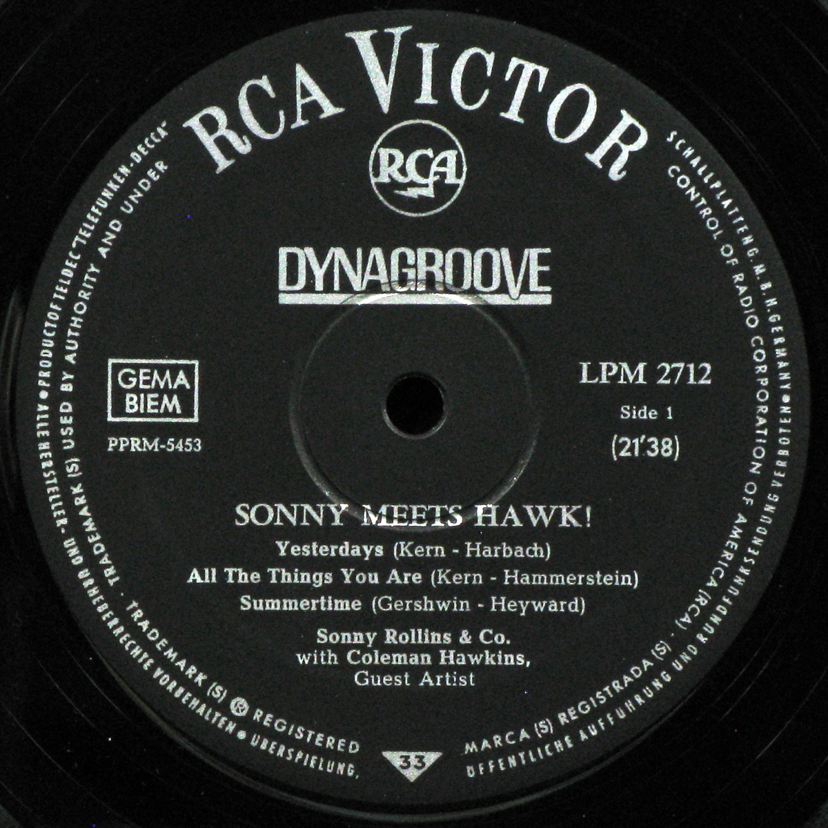 LP Sonny Rollins / Coleman Hawkins — Sonny Meets Hawk! (mono) фото 3