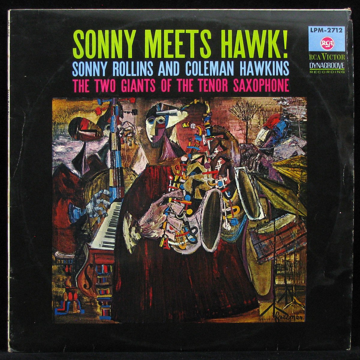 LP Sonny Rollins / Coleman Hawkins — Sonny Meets Hawk! (mono) фото