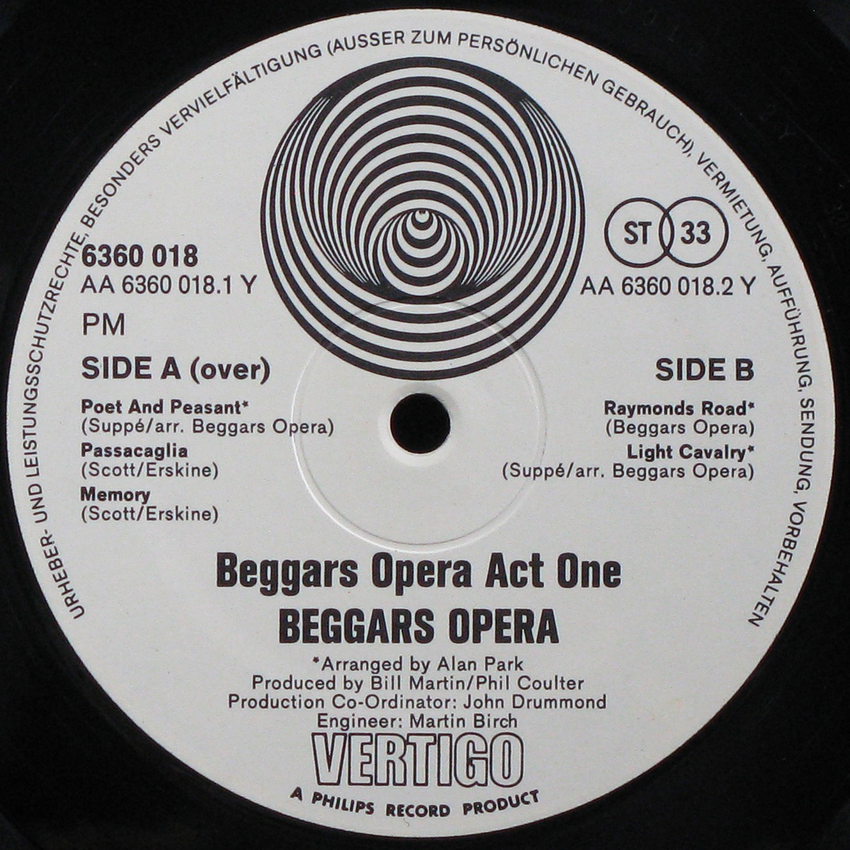 LP Beggars Opera — Act One фото 5