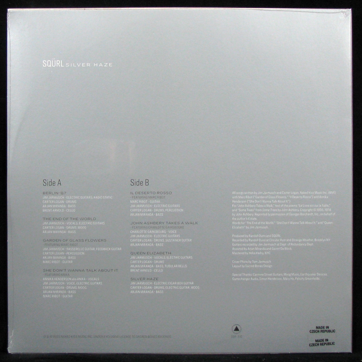 LP SQURL — Silver Haze (coloured vinyl) фото 2