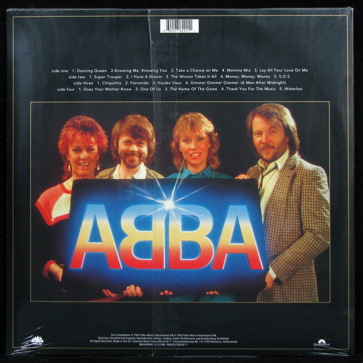 LP Abba — Gold Greatest Hits (2LP, coloured vinyl) фото 2