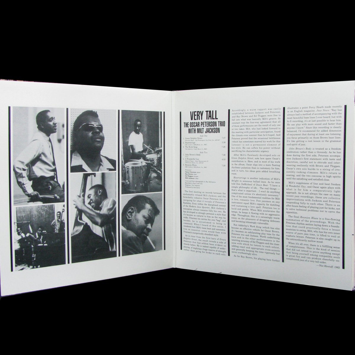 LP Oscar Peterson Trio / Milt Jackson — Very Tall фото 3