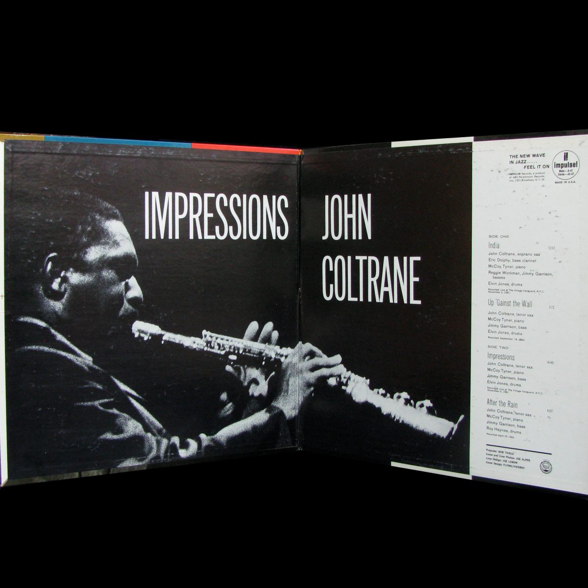 LP John Coltrane — Impressions (mono) фото 3