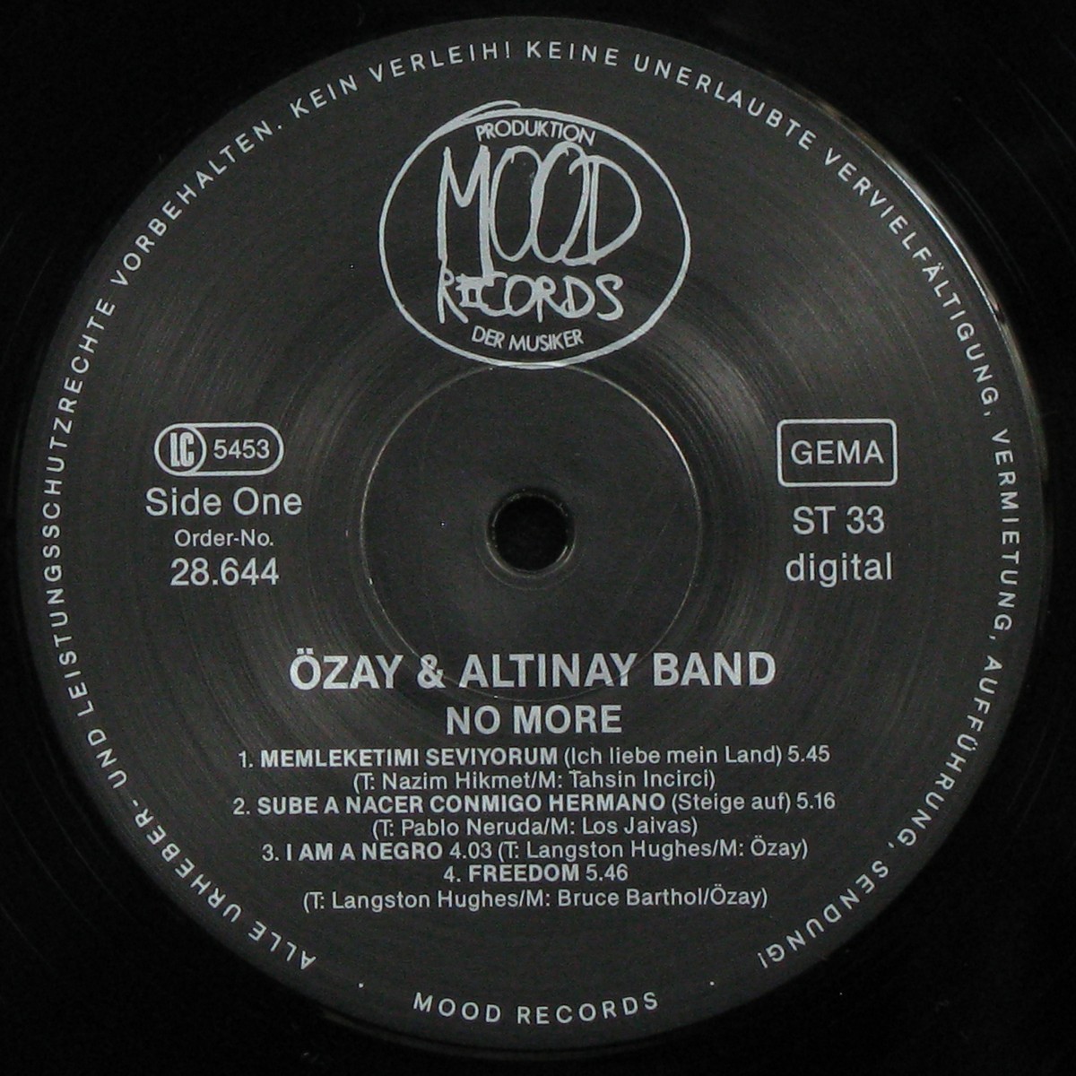 LP Ozay / Altinay Band — No More фото 2