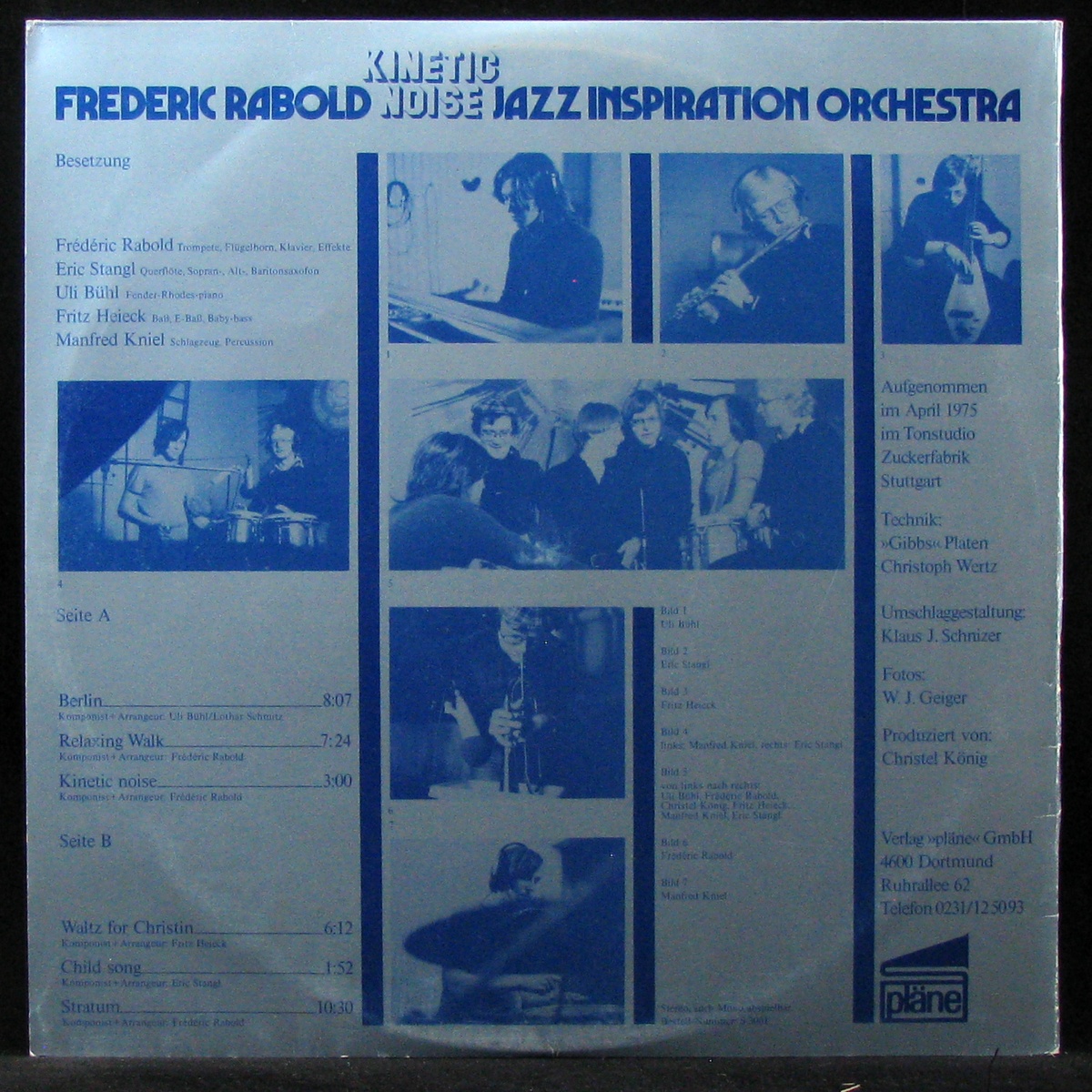 LP Frederic Rabold / Jazz Inspiration Orchestra — Kinetic Noise фото 2