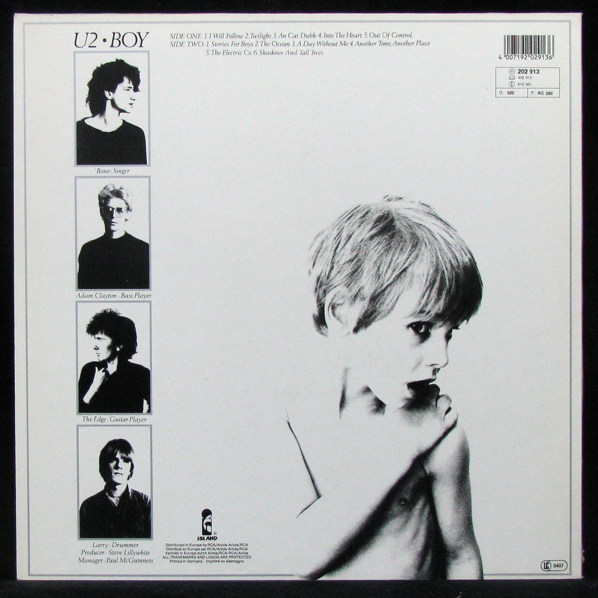 LP U2 — Boy фото 2