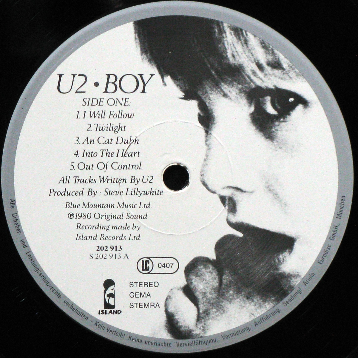 LP U2 — Boy фото 3