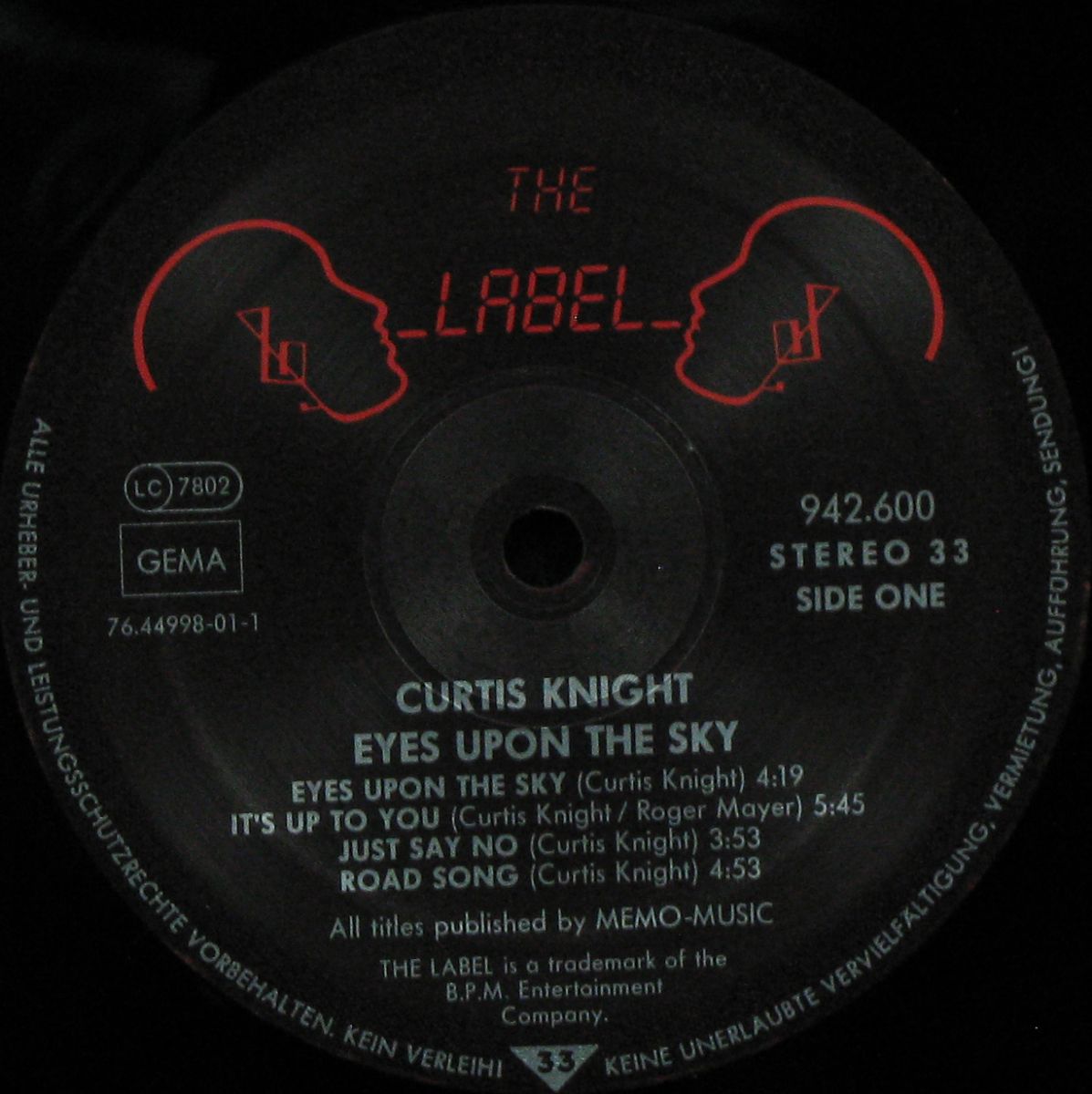 LP Curtis Knight — Eyes Upon The Sky фото 2