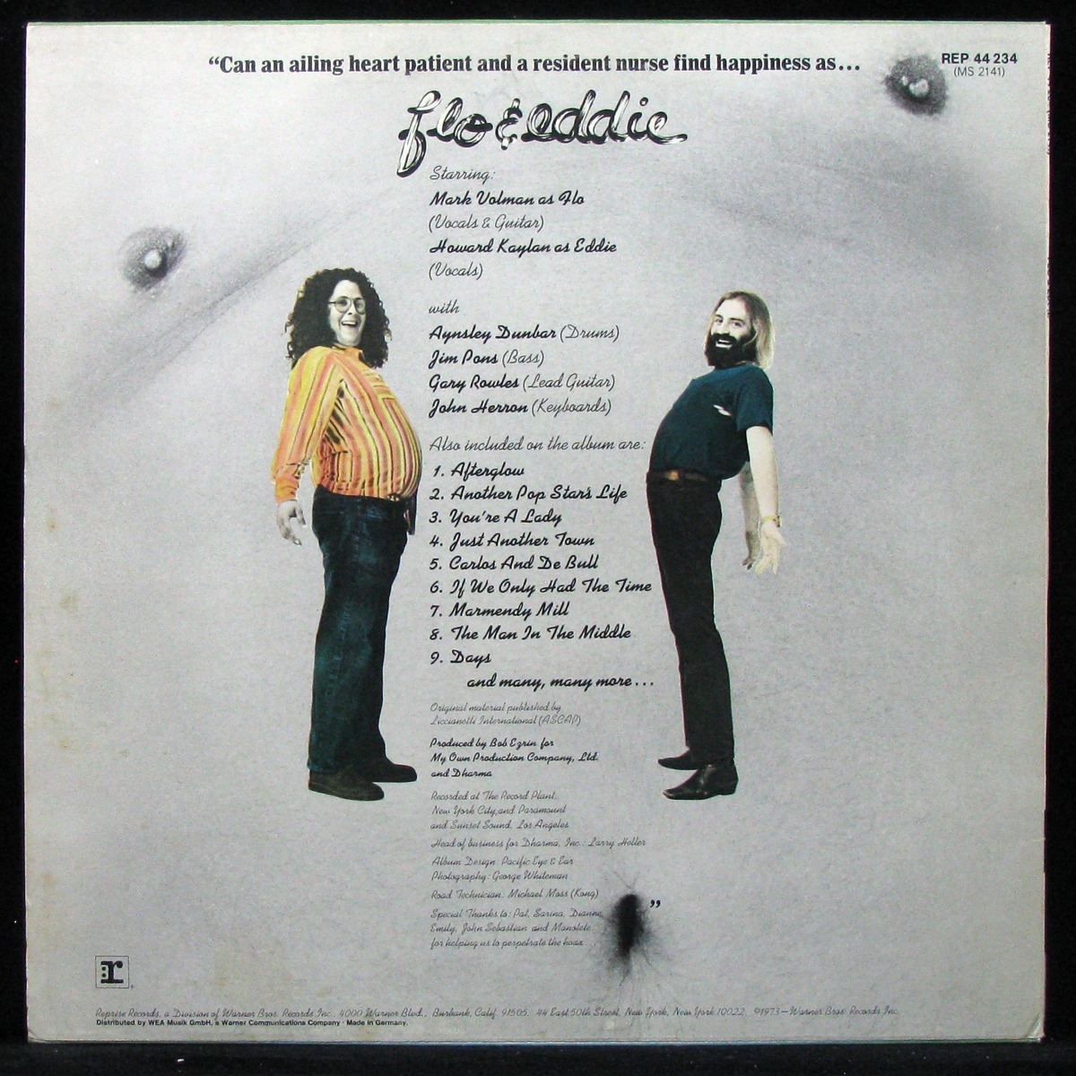 LP Flo & Eddie — Flo & Eddie (1973) фото 2