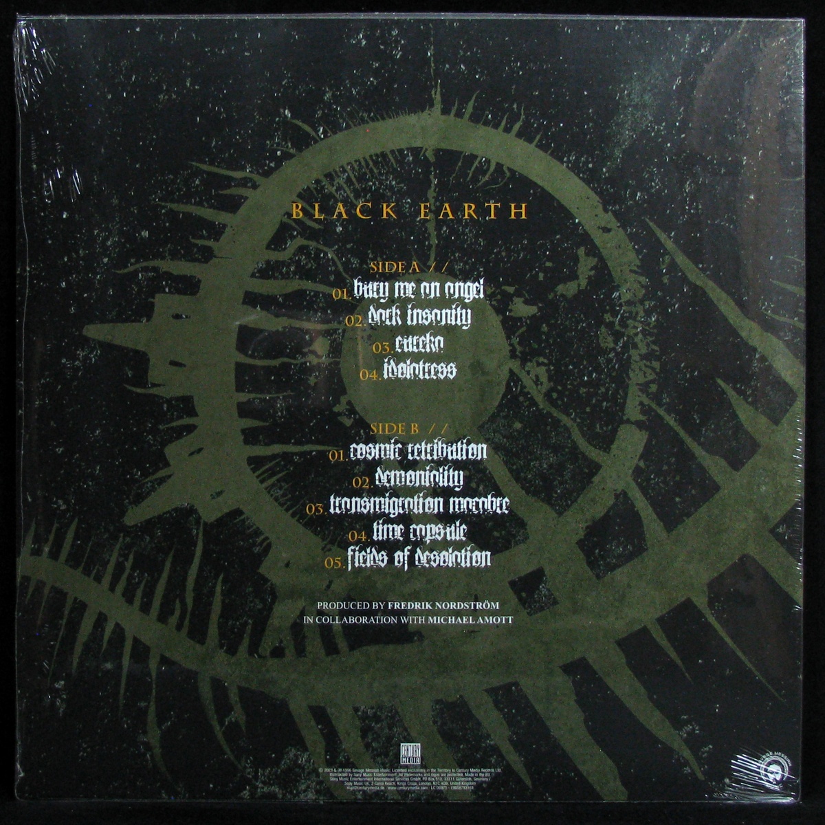 LP Arch Enemy — Black Earth фото 2
