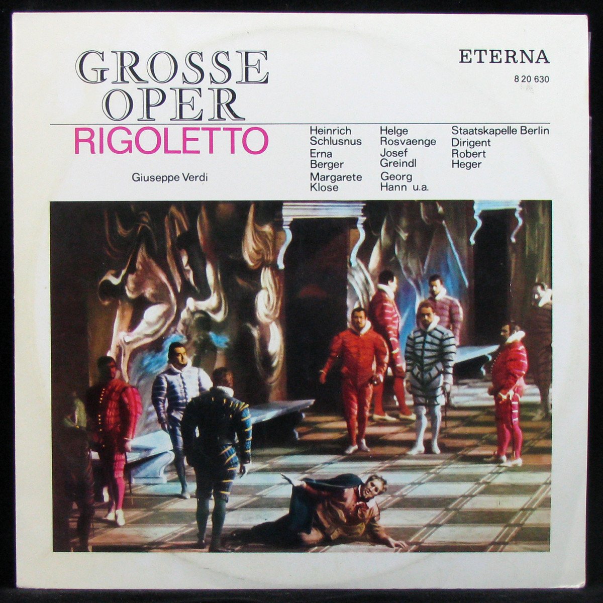 LP Robert Heger — Giuseppe Verdi: Rigoletto (mono) фото