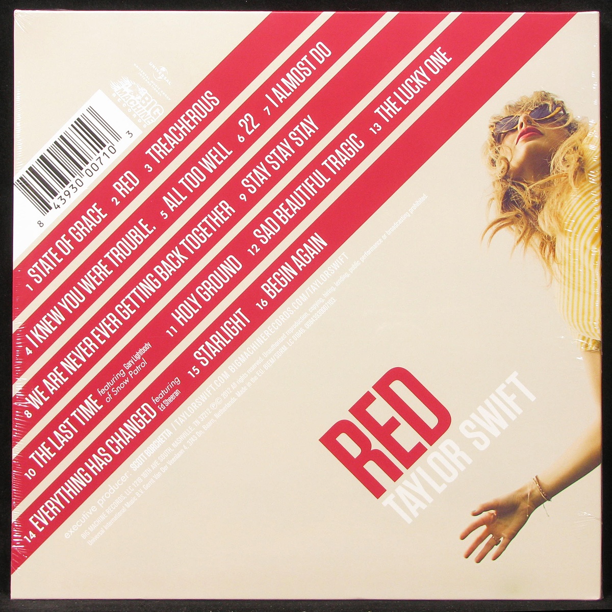 LP Taylor Swift — Red (2LP) фото 2