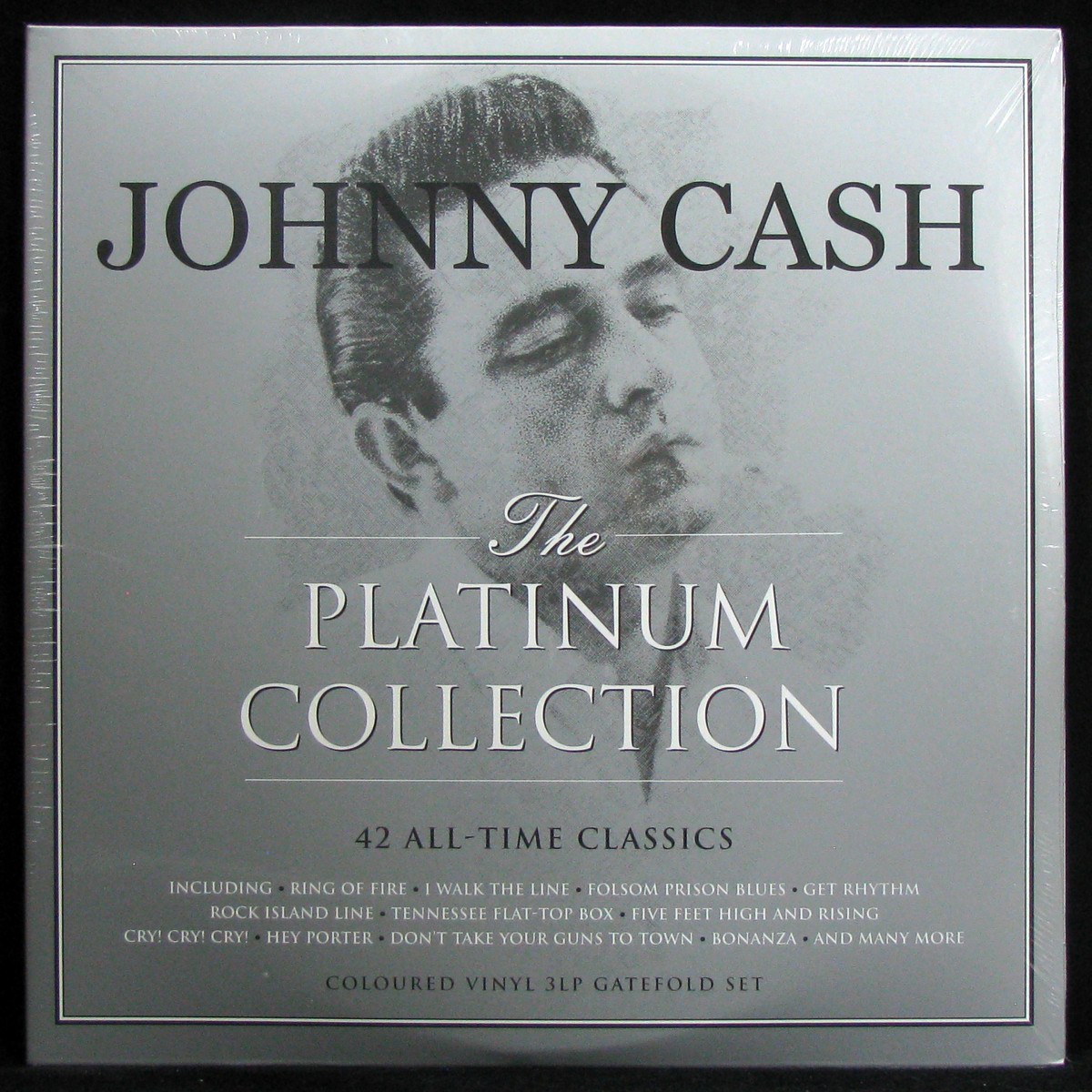 LP Johny Cash — Platinum Collection (3LP, coloured vinyl) фото