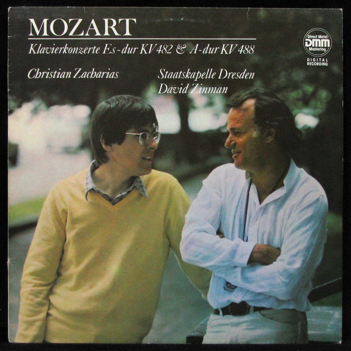 LP David Zinman — Mozart: Klavierkonzerte Es-dur KV 482 & A-dur KV 488 фото