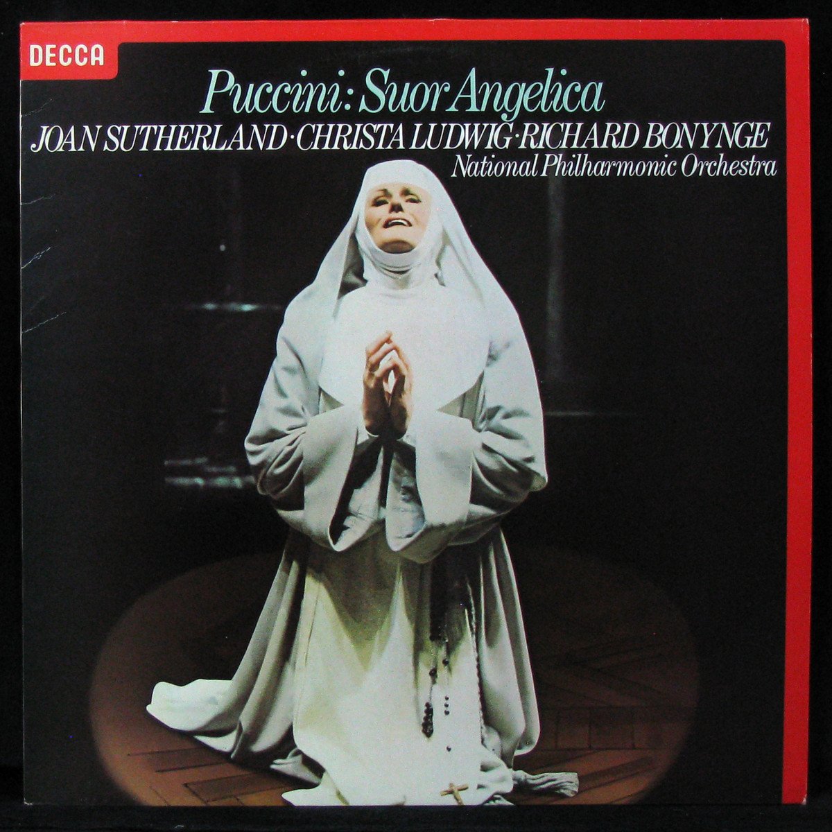 LP Richard Bonynge / Joan Sutherland / Christa Ludwig — Giacomo Puccini: Suor Angelica (+ book) фото