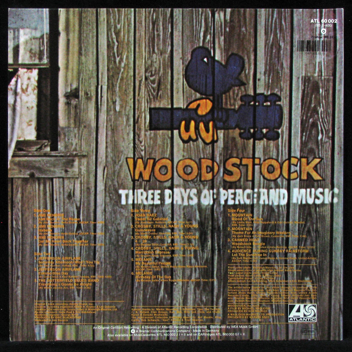 LP V/A — Woodstock Two (2LP) фото 2