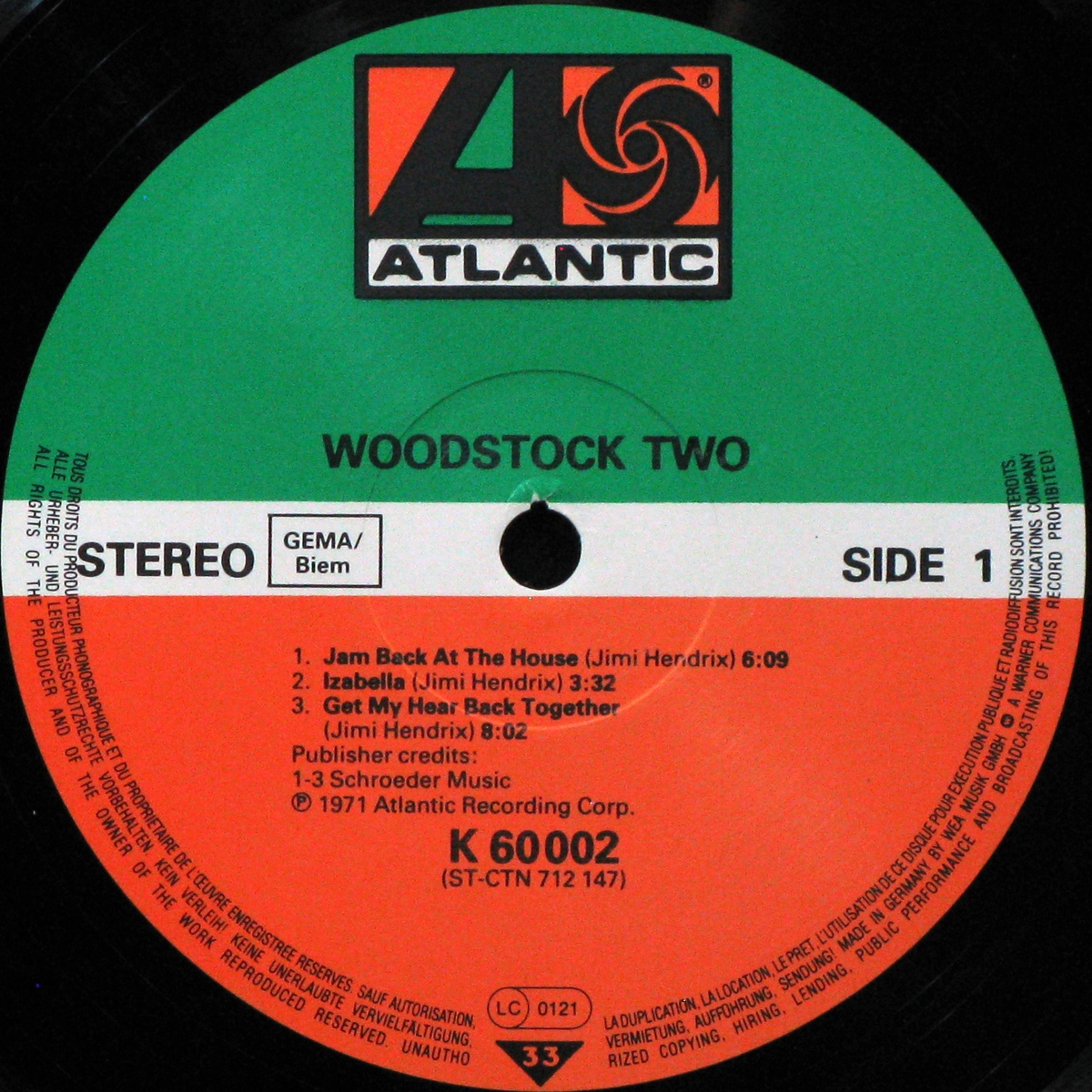 LP V/A — Woodstock Two (2LP) фото 3