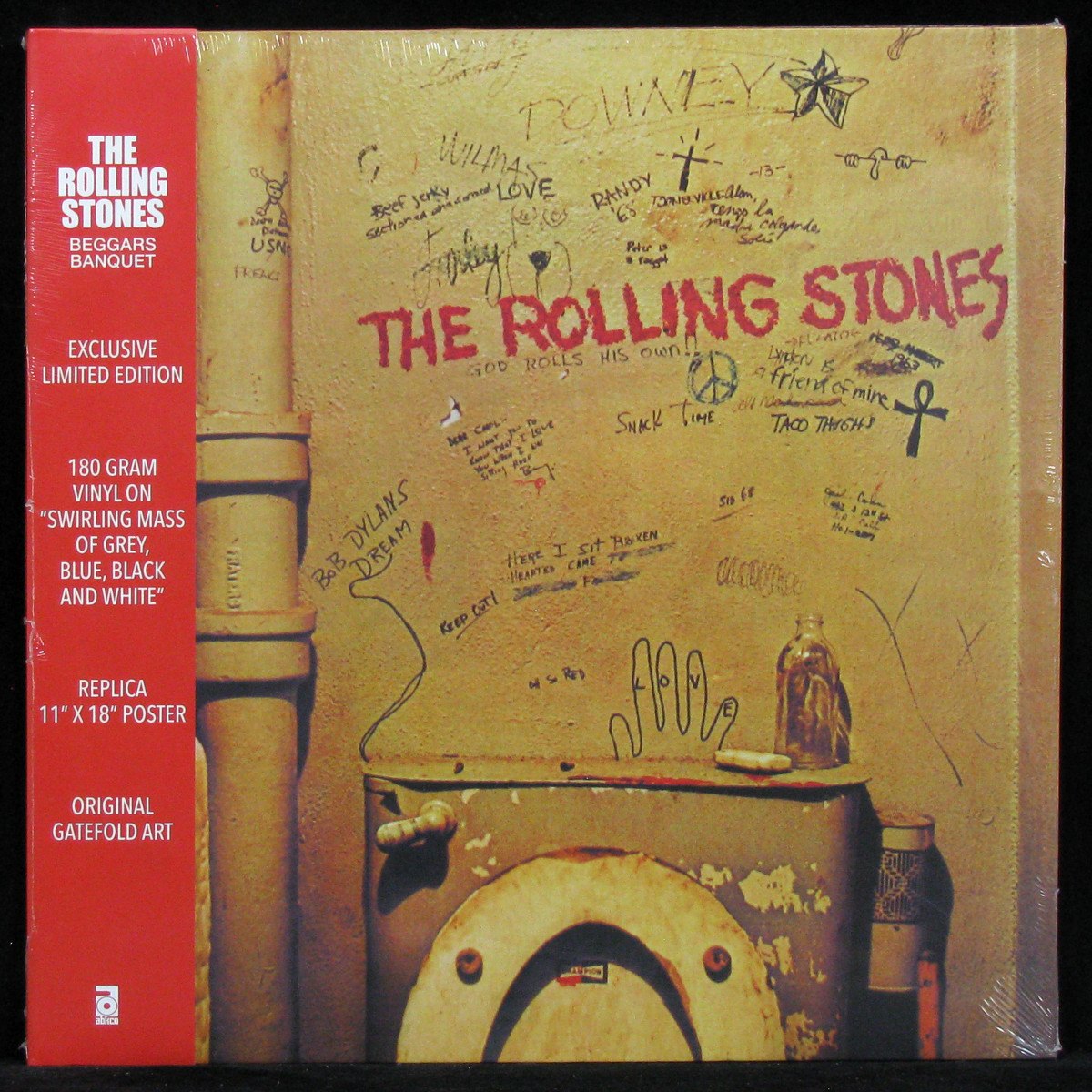 LP Rolling Stones — Beggars Banquet (coloured vinyl, + obi, + poster) фото