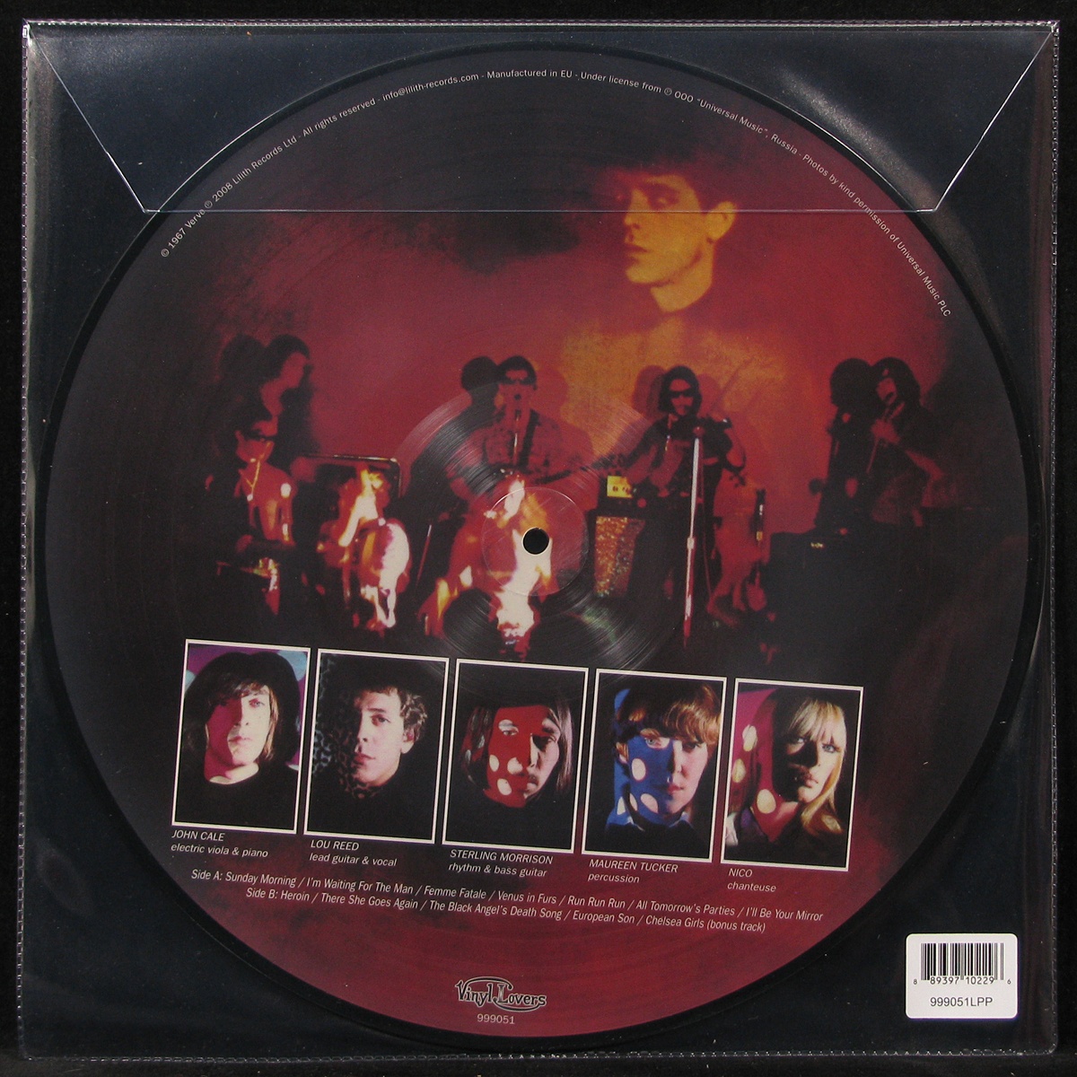 LP Velvet Underground & Nico — Velvet Underground & Nico (picture disc) фото 2