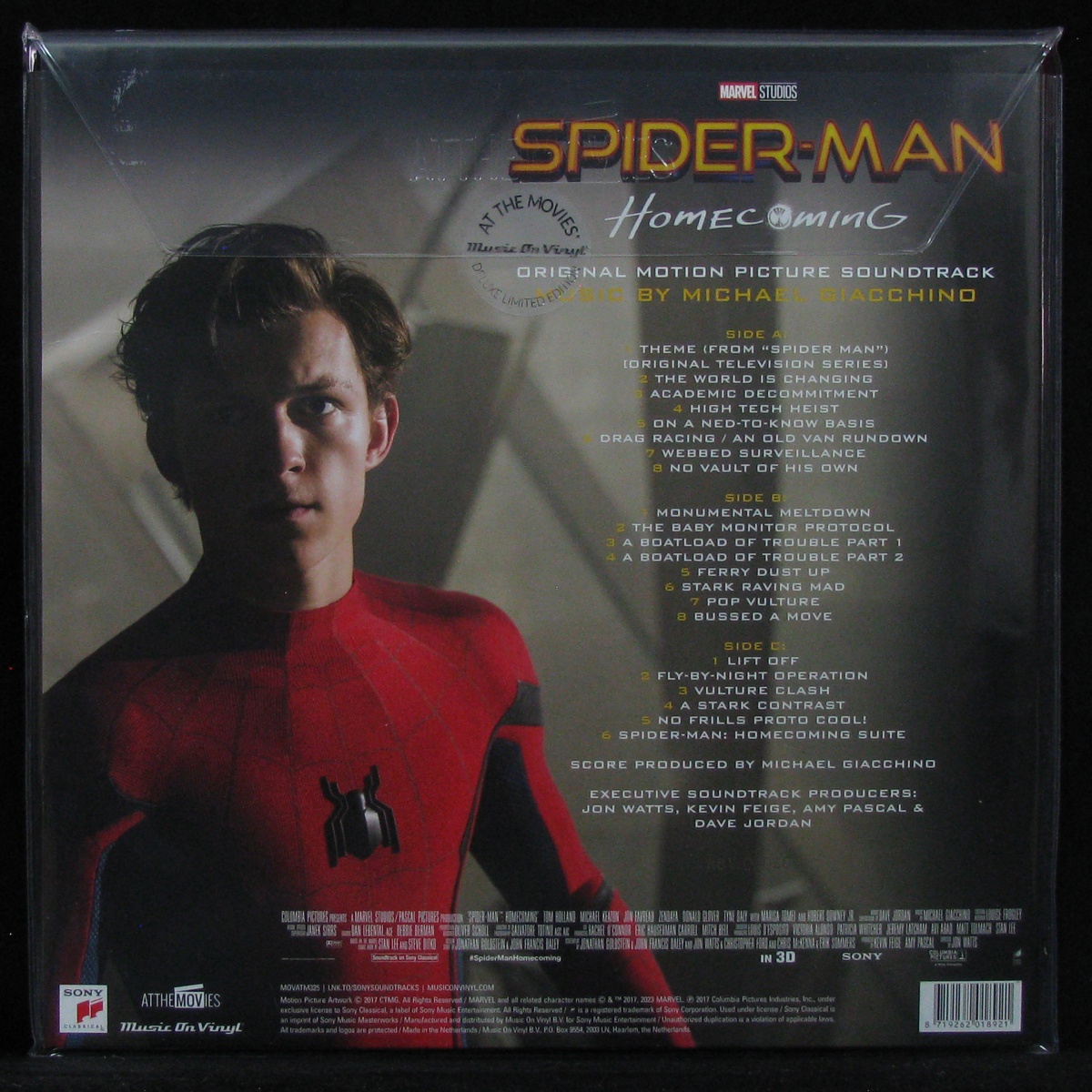 LP Michael Giacchino — Spider-Man: Homecoming (Original Motion Picture Soundtrack) (2LP, coloured vinyl, + booklet, + poster) фото 2