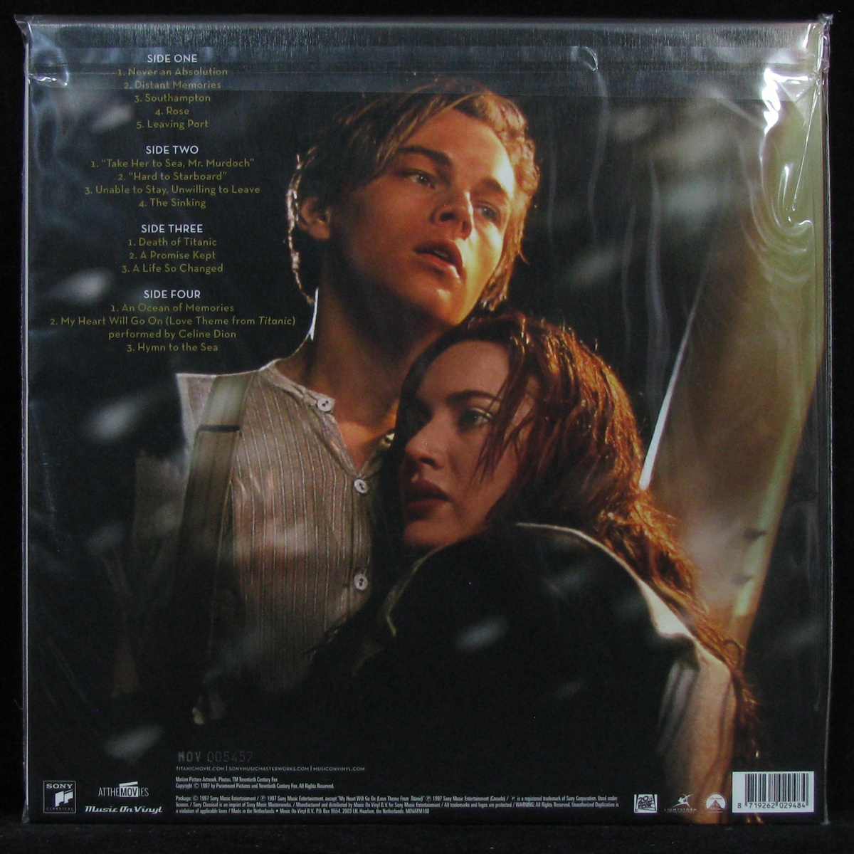 LP James Horner — Titanic (Music From The Motion Picture) (2LP, coloured vinyl, + booklet, + poster) фото 2