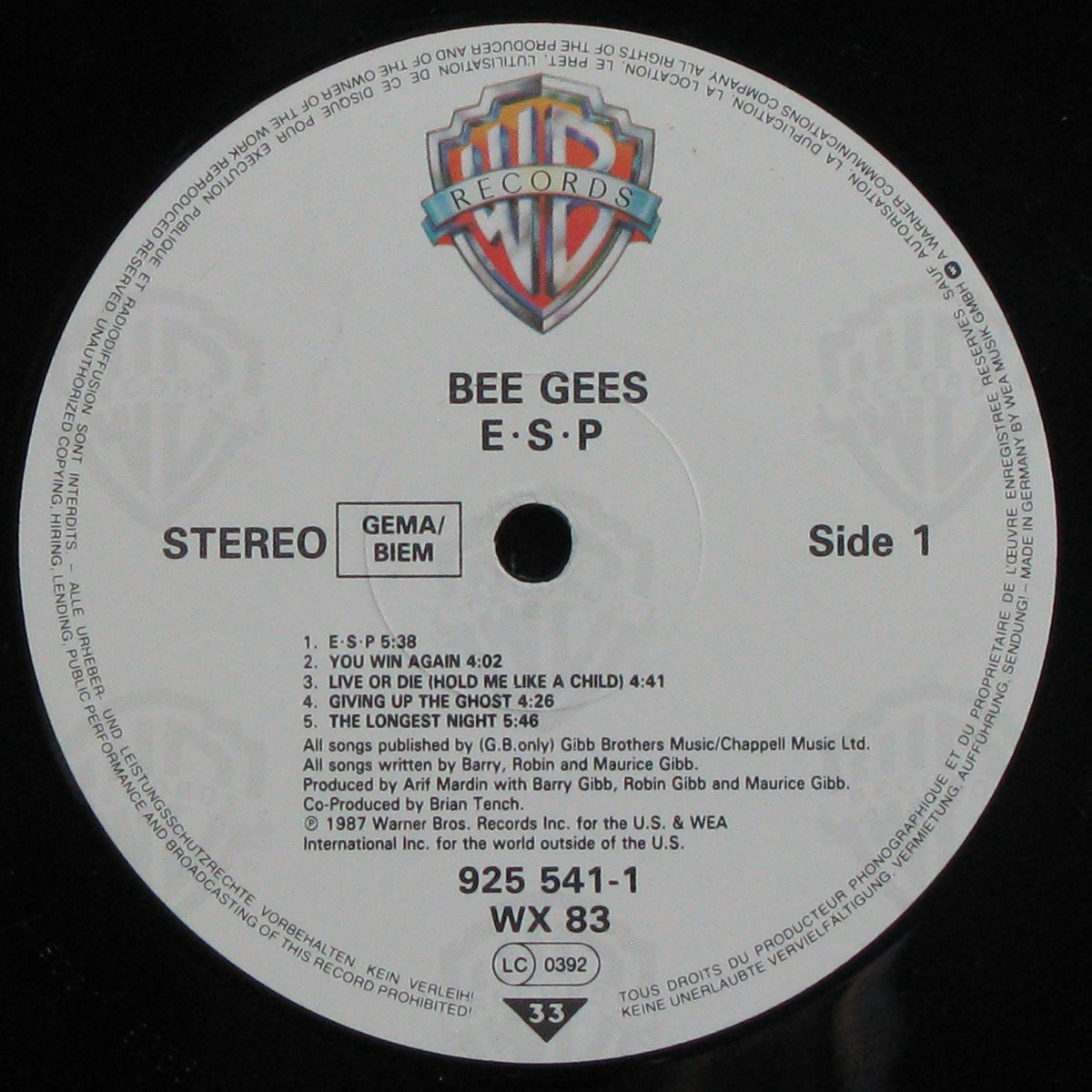 LP Bee Gees — ESP фото 2