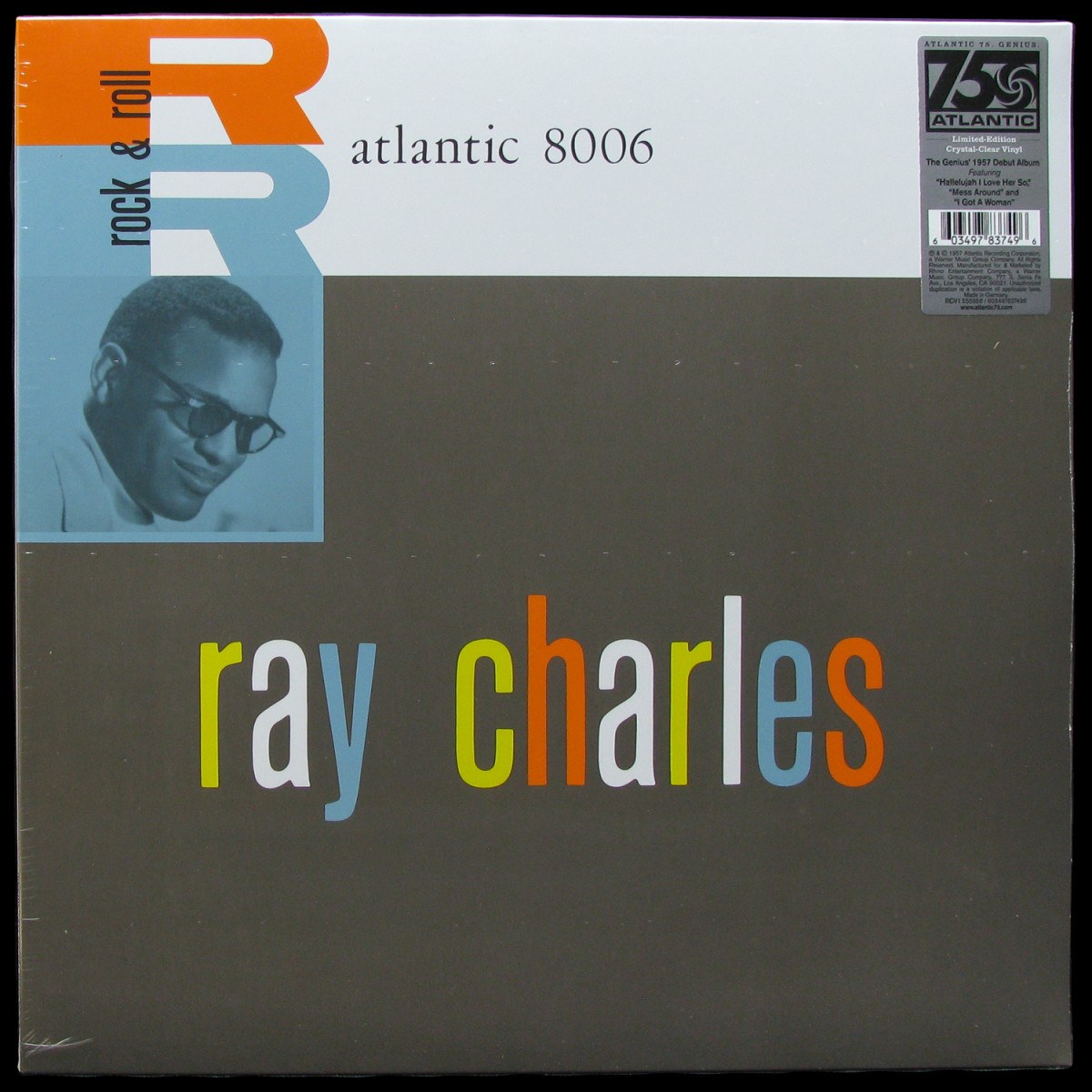 LP Ray Charles — Ray Charles (coloured vinyl, mono) фото