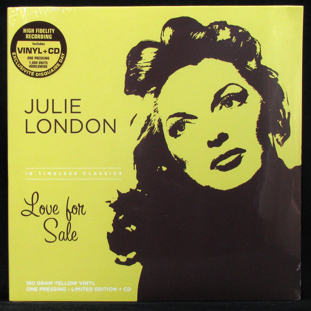 LP Julie London — Love For Sale (+CD, coloured vinyl) фото