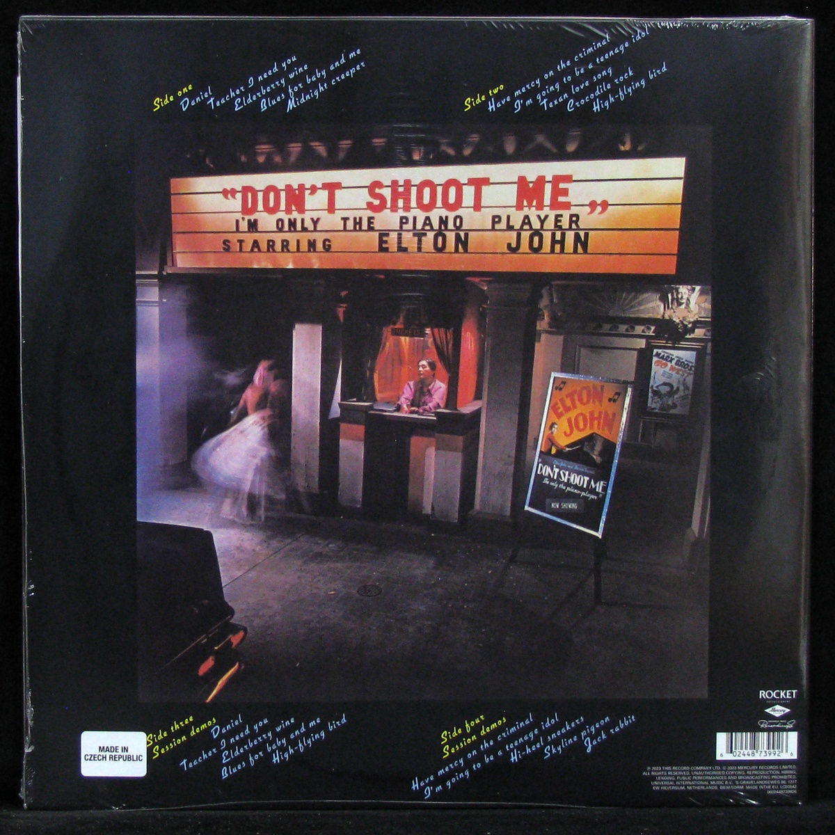 LP Elton John — Don't Shoot Me, I'm Only The Piano Player (2LP, coloured vinyl, + booklet) фото 2