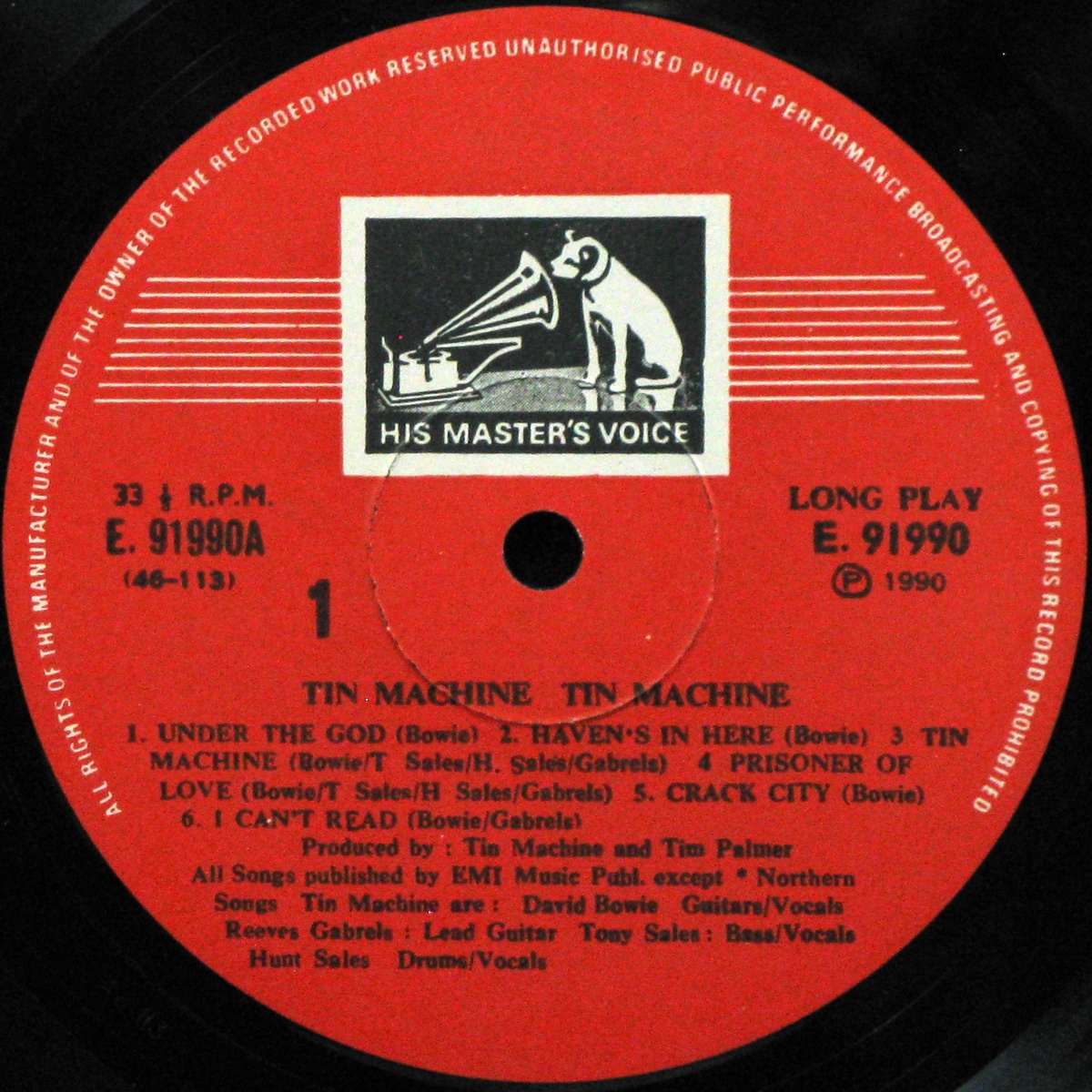 LP Tin Machine — Tin Machine фото 2