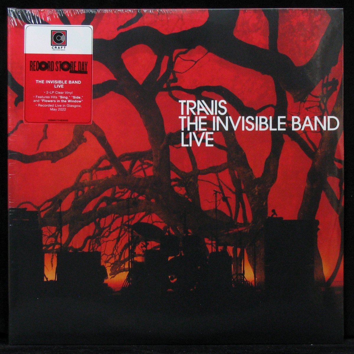 LP Travis — Invisible Band Live (coloured vinyl, 2LP) фото